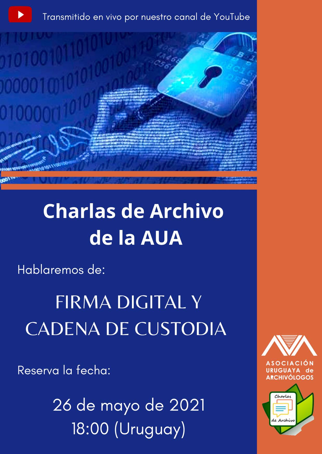 baner imagen de banner de charla de archivo 2021