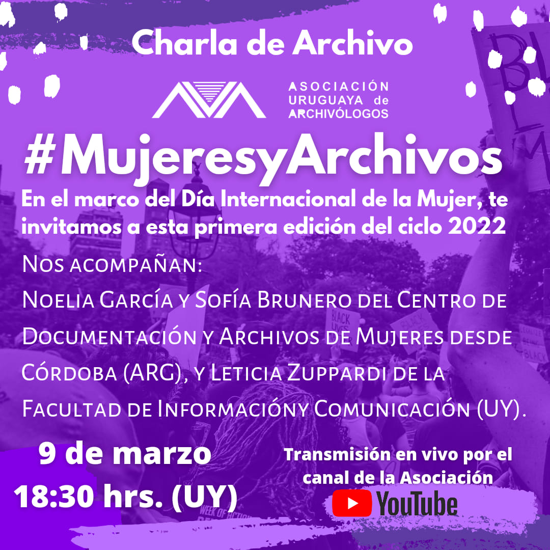 afiche ciclo Charlas de Archivo 2022