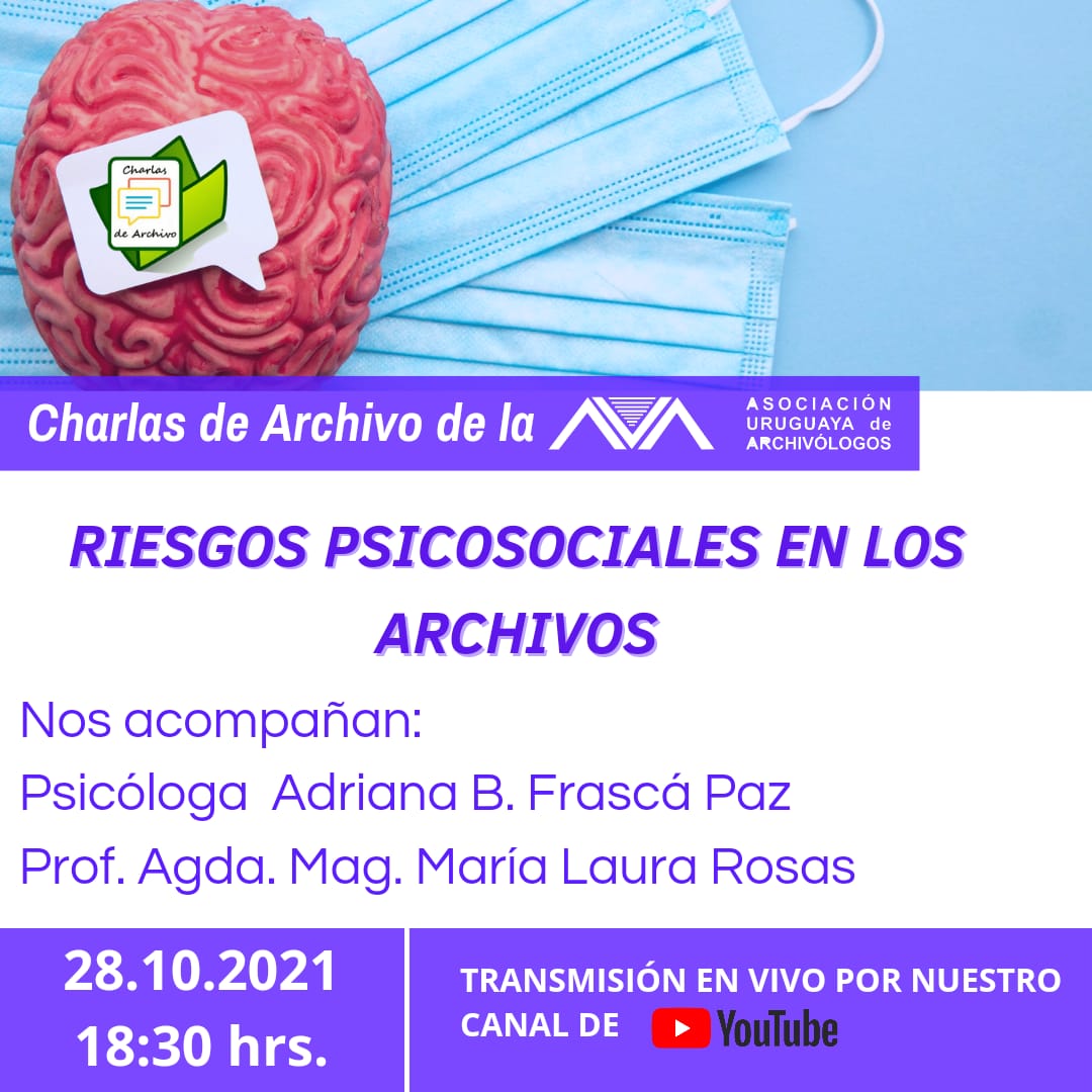 Charla de Archivo - Riesgos psicosociales en los archivos