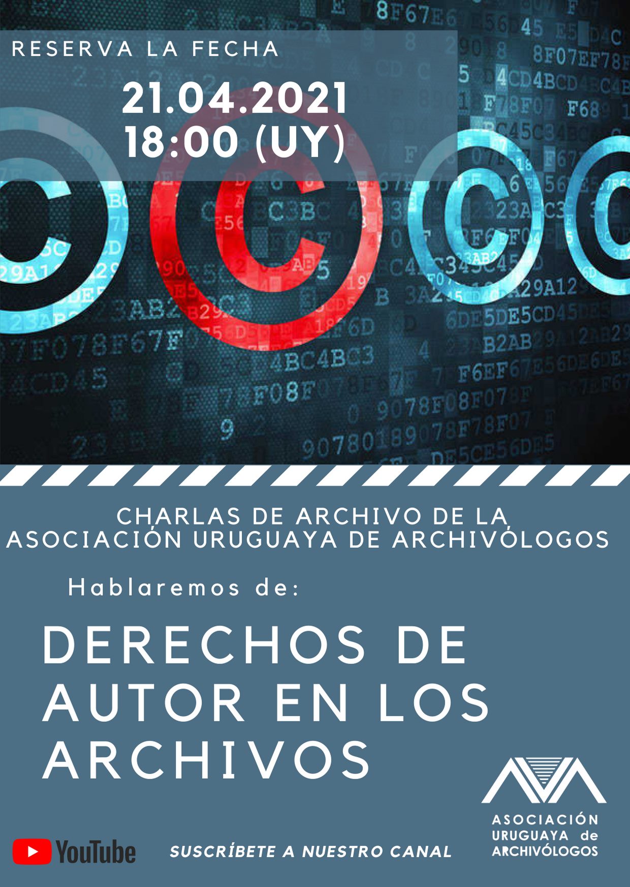 Charlas de Archivo - Derechos de Autor en los Archivos